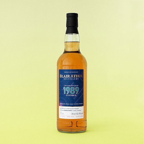 Blair Athol - Single Malt Whisky - 1989 Vintage - 31 Years - 52.4% vol - Spheric Spirits