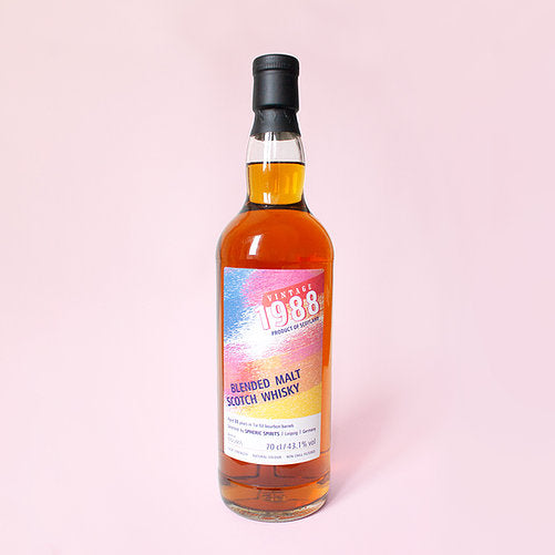 Spheric Spirits, Blended Malt Whisky, 1988 Vintage, 31 Jahre Alt, 43.1%vol