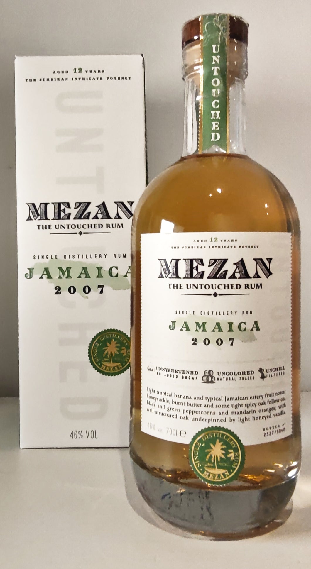 Mezan Jamaica Rum 12 Yo - Single Distillery Blended Rum - 46 % - Ex Bourbon Cask - 5cl Sample